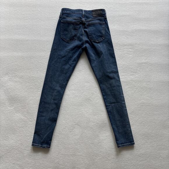 Levis Made and Crafted Japan Fabric Women’s 28x30 721 Blue Jean High Rise Skinny - Picture 15 of 16